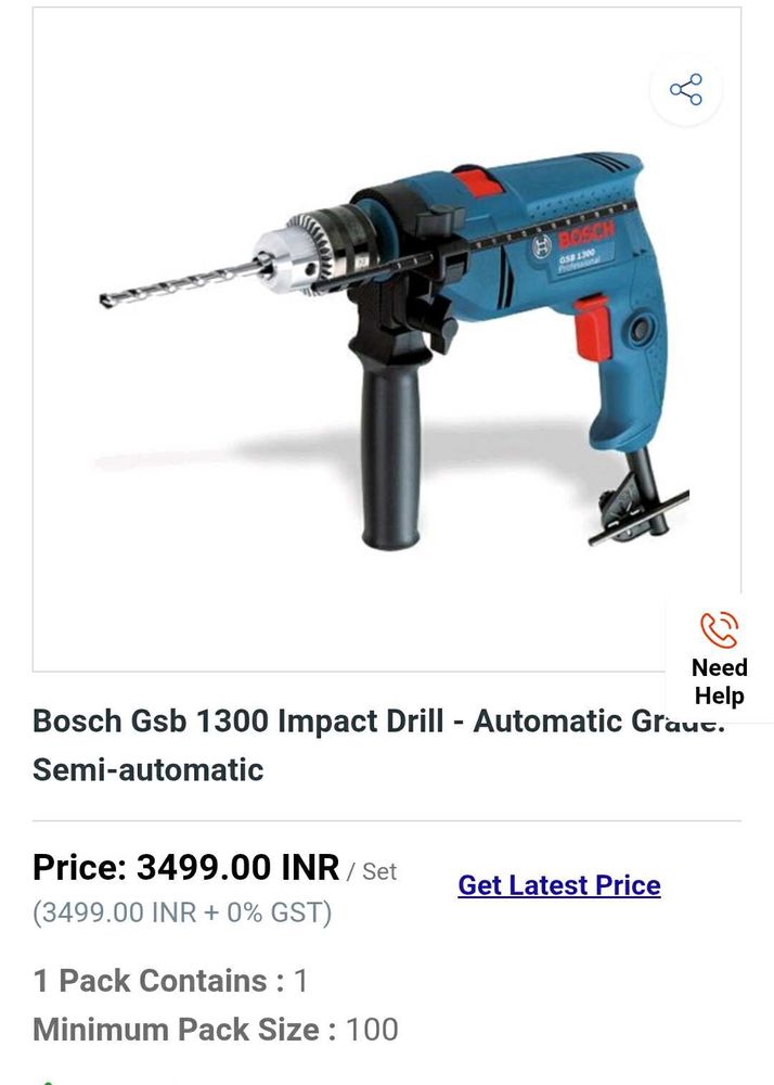 Bosch Gsb 1300 Impact Drill