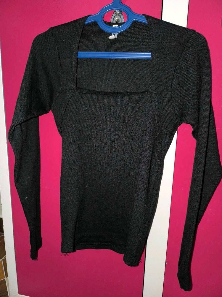 Black Long Sleeve Top