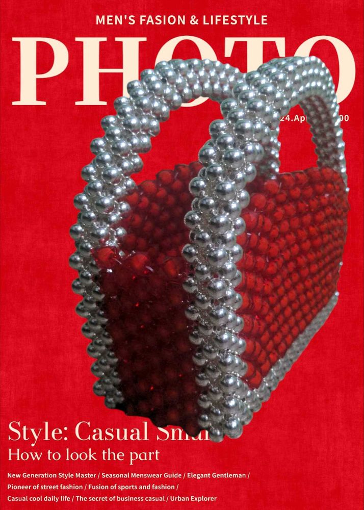 Beads Red  ♥️ Clutch