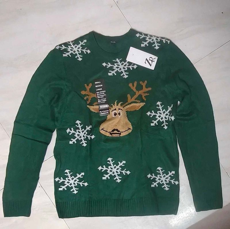 Fun Reindeer Christmas Sweater