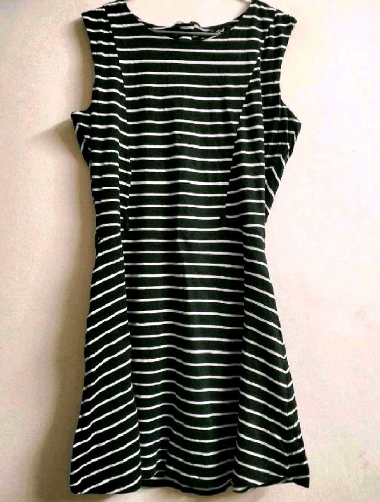 Striped Sleeveless Dress