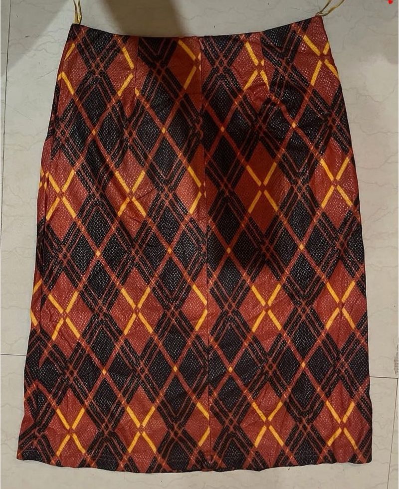 Argyle Plaid Skirt