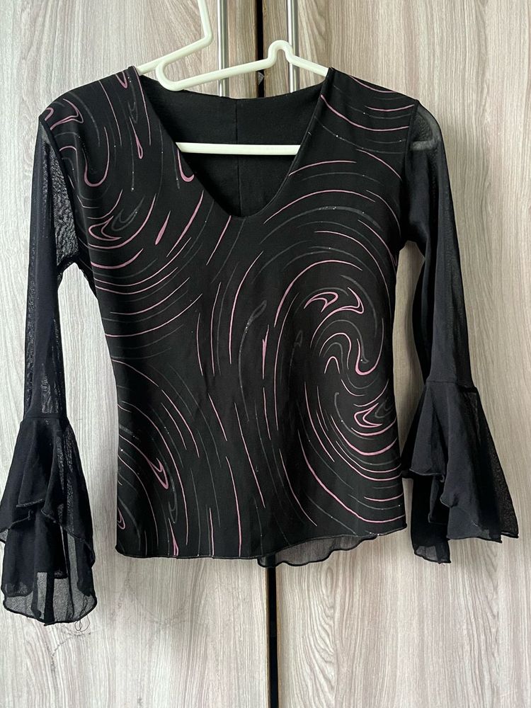 Black Vintage Top