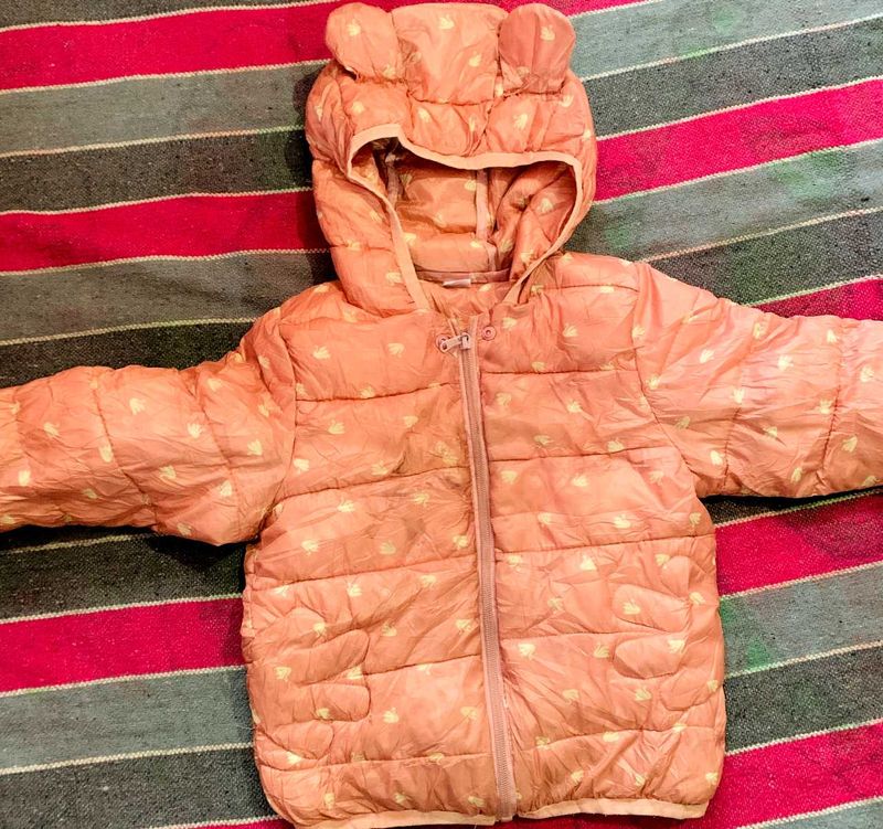 Adorable Bear Ear Puffer Jacket