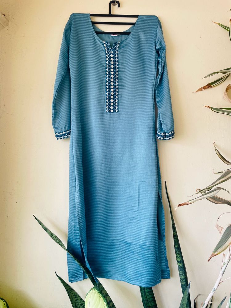 Sea Green Kurti For Women