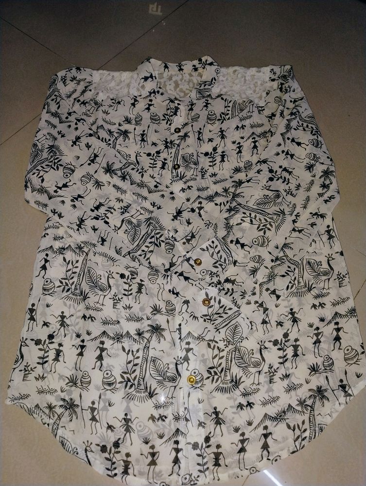 This Is Pretty Printed Shirt.💗