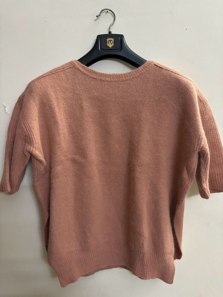 Peach Wool sweater