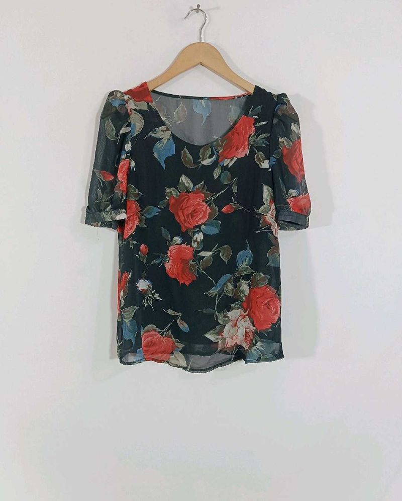 Floral Print Top