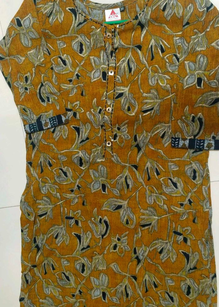 Floral Print Kurta