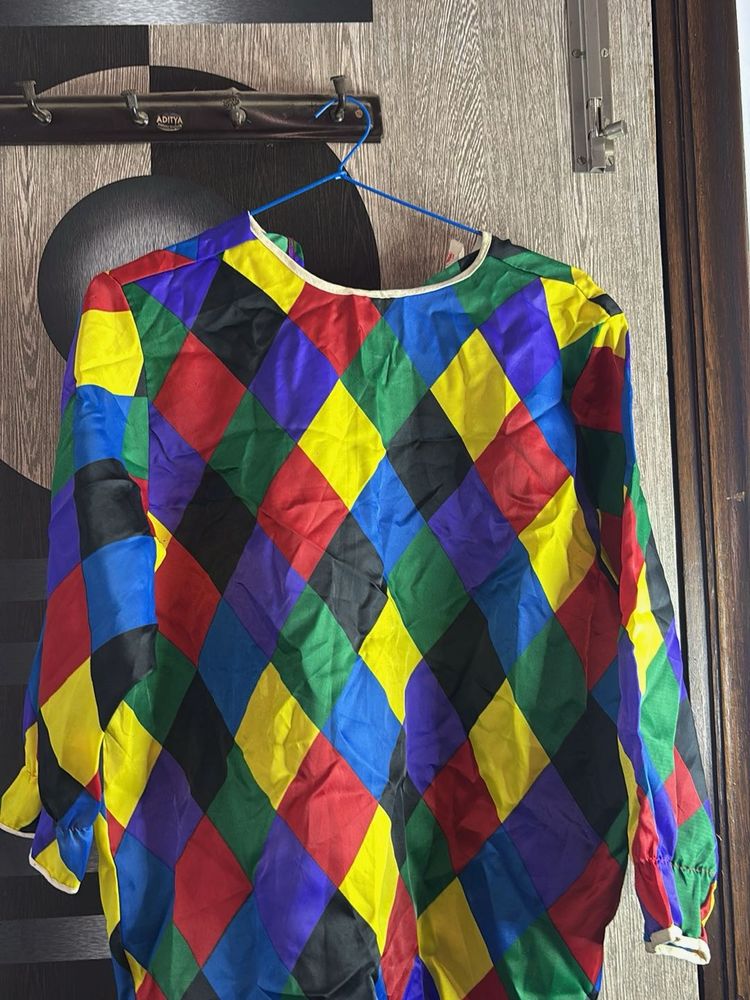 Colorful Diamond Pattern Top