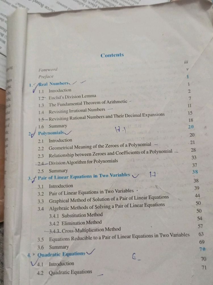 Class 10 NCERT Mathamatics Maths Book