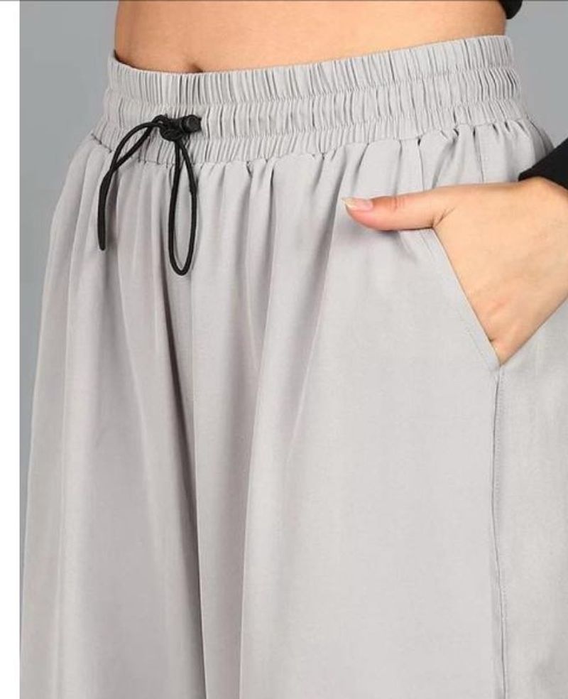Gray Wide Leg Pants