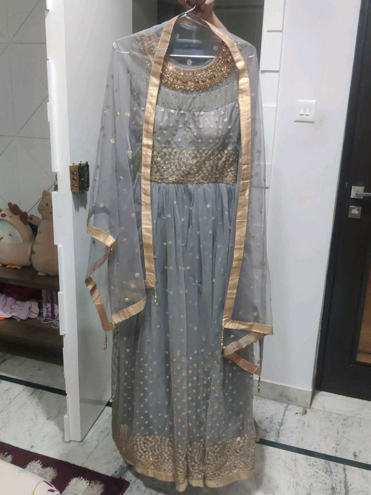 Grey Party Gown