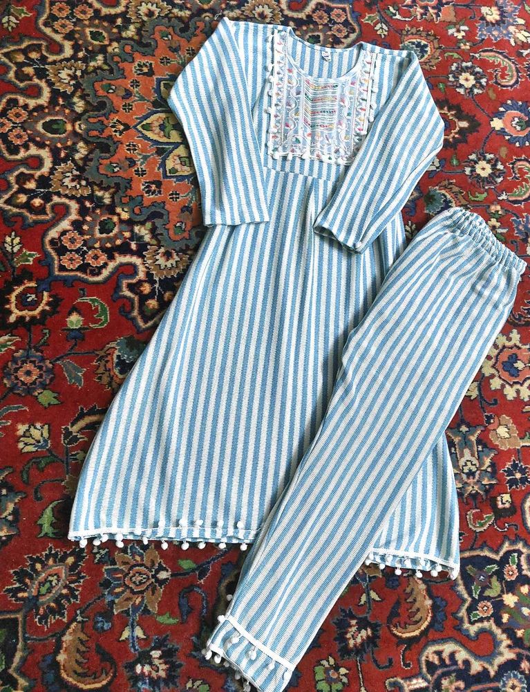 Woollen Kurti Set