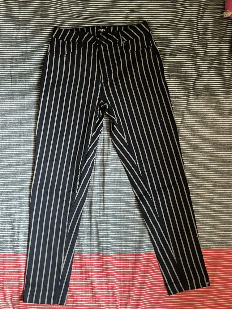 Striped Blue Pants