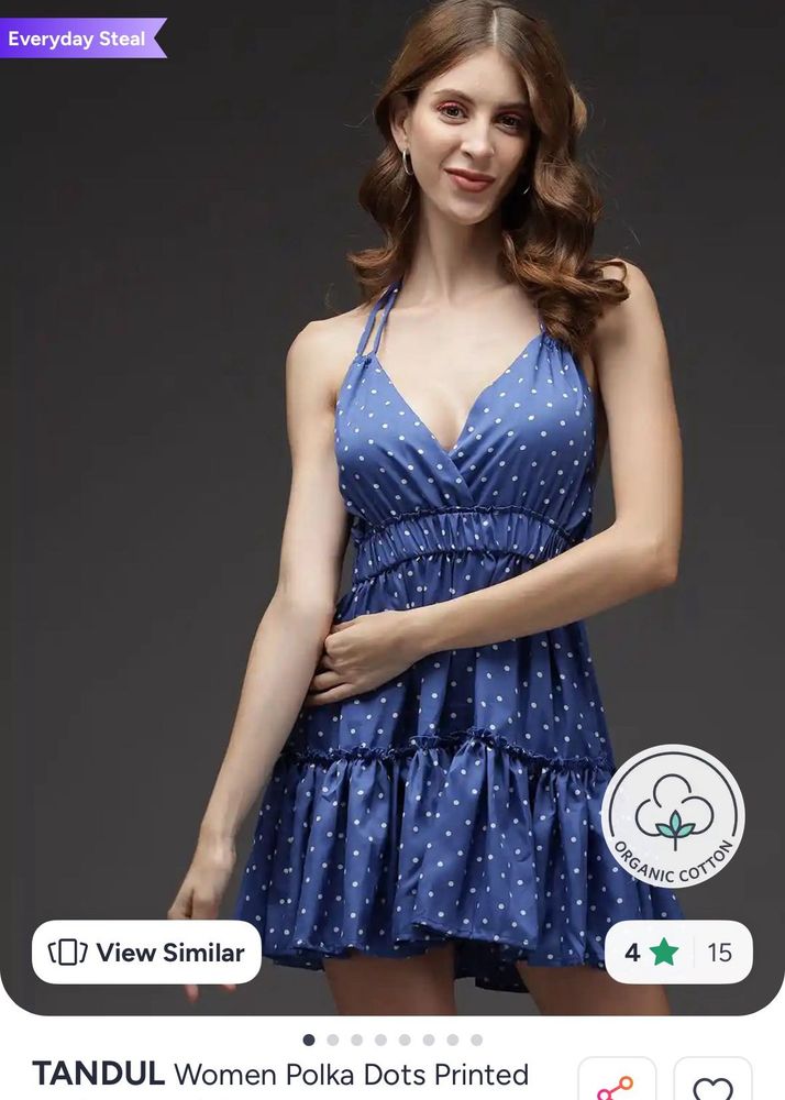 Polka Dot Mini Dress