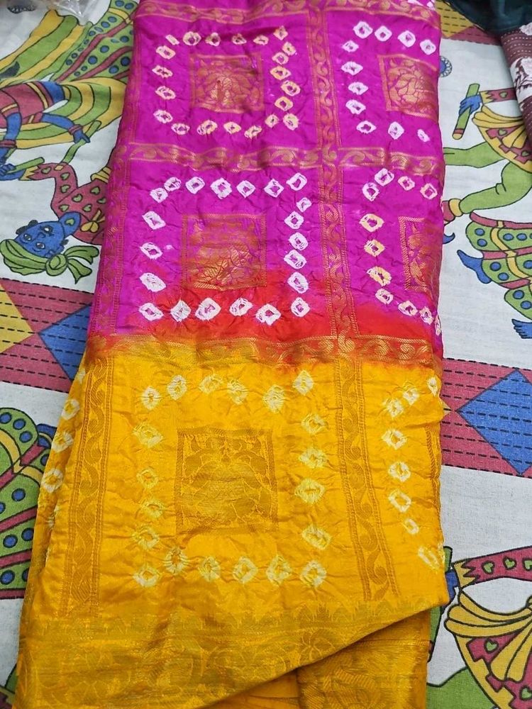 Garchola Saree  With Blouse  Same