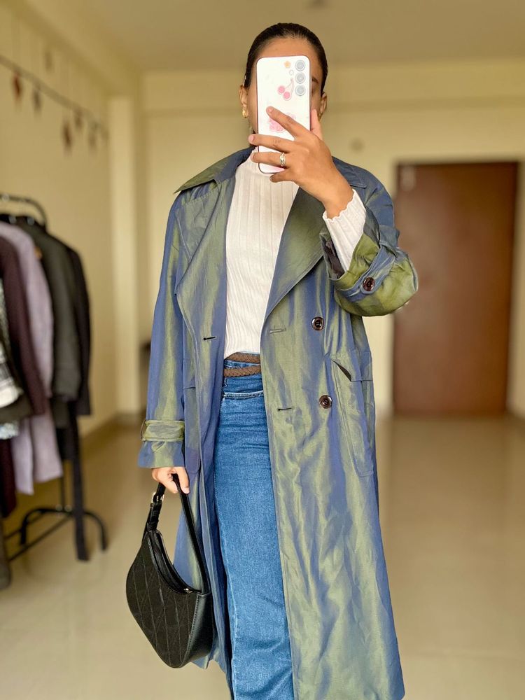 Trenchcoat , Long Double Shaded Coat