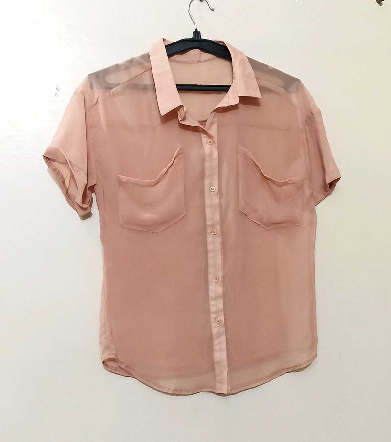 Blush Peach Shirt