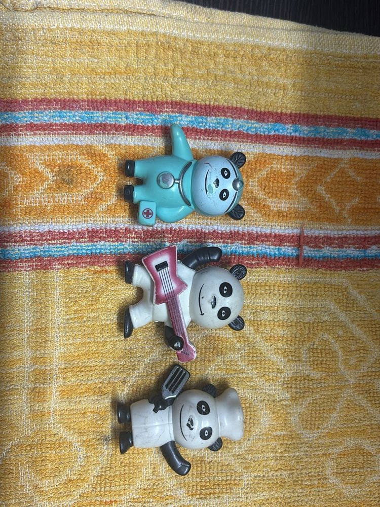 Cadbury Gems Panda figures