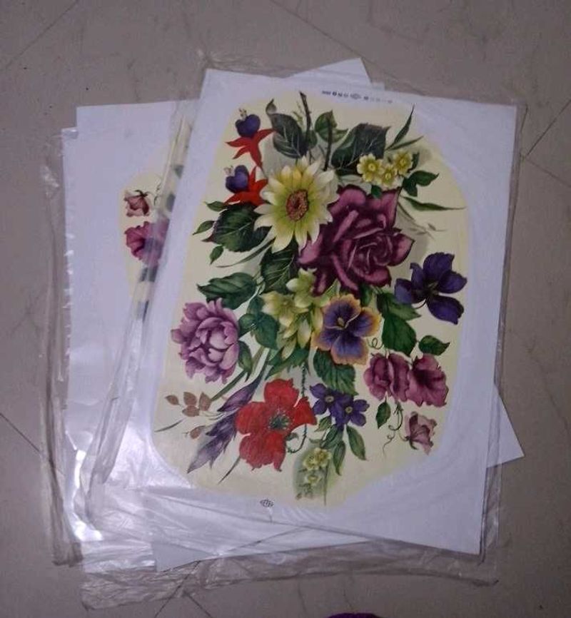 Floral Decal Sheet
