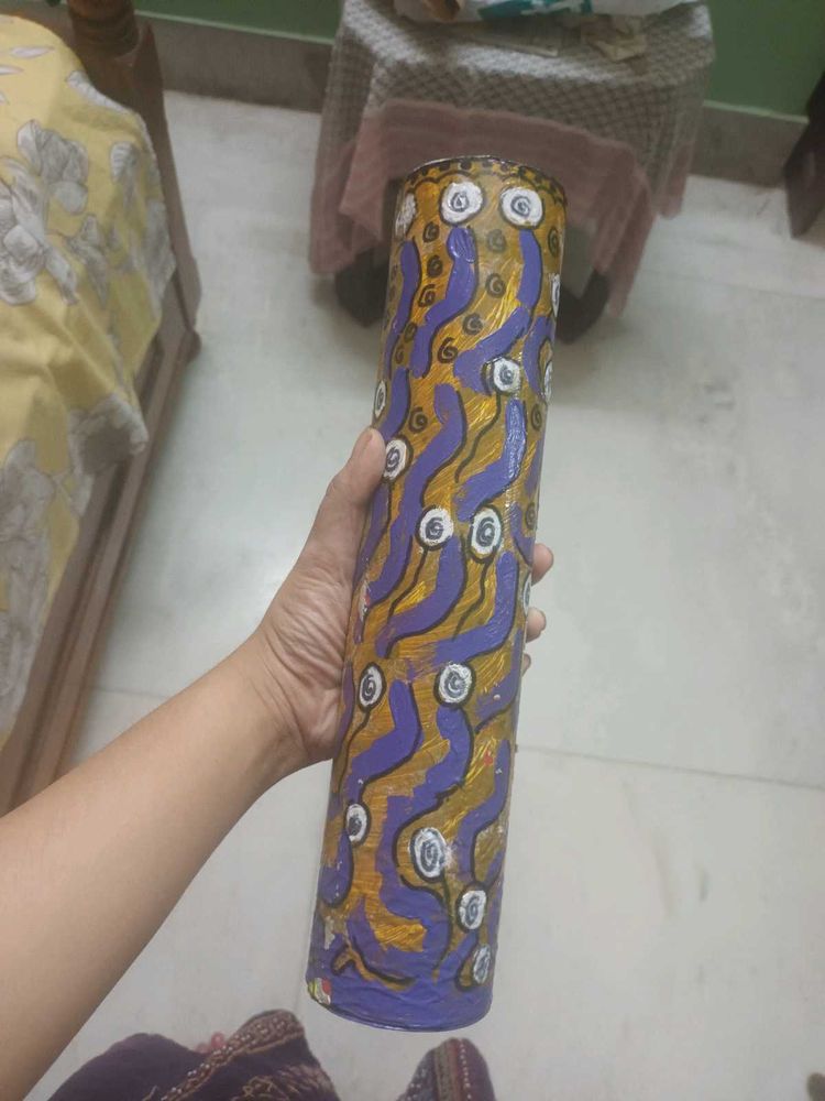 Hand-Painted Decorative Vase