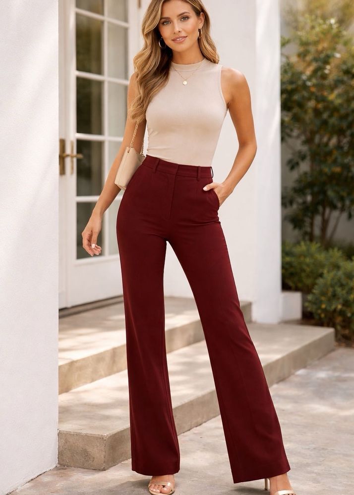 H&amp;M Boot Cut Twill Trousers