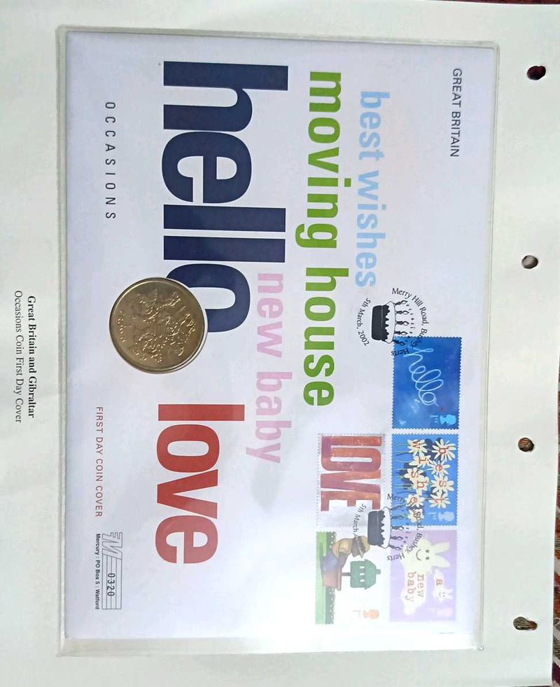Great Britain Coin Cover