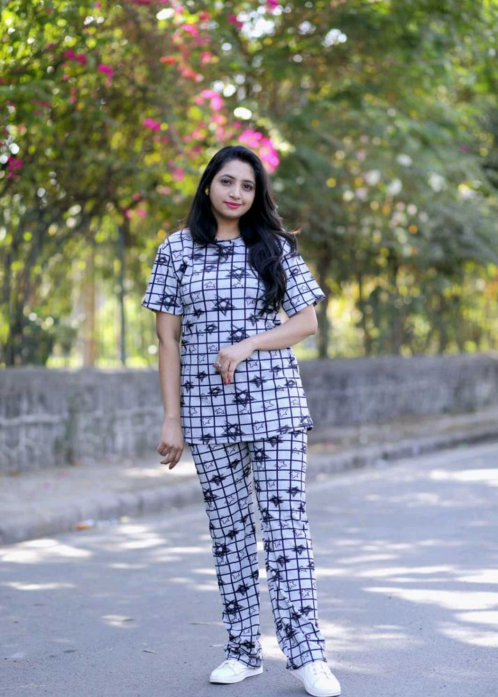 Cute Printed Night Suit