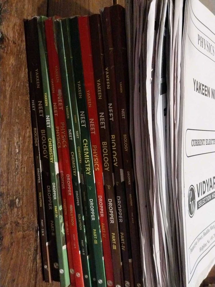 NEET Prep Books -Yakeen Dropper &amp; Some PW Sheets