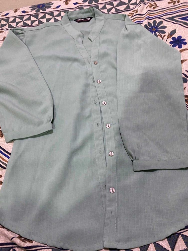 Casual Olive Shirt