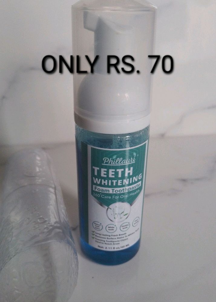 Teeth Whitening Foam Toothpase 🌱