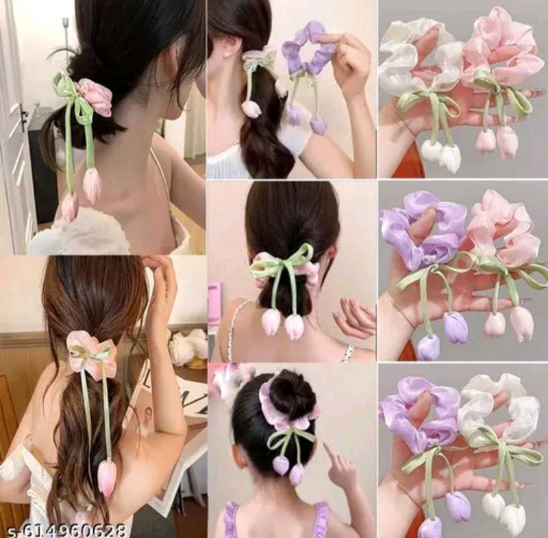 Tulip Scrunchies (Pack of 2)
