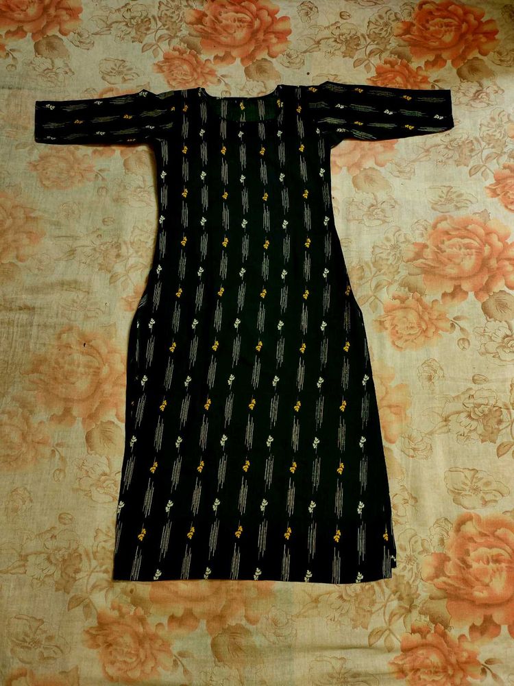 Bottle Green Colour Kurti 💚