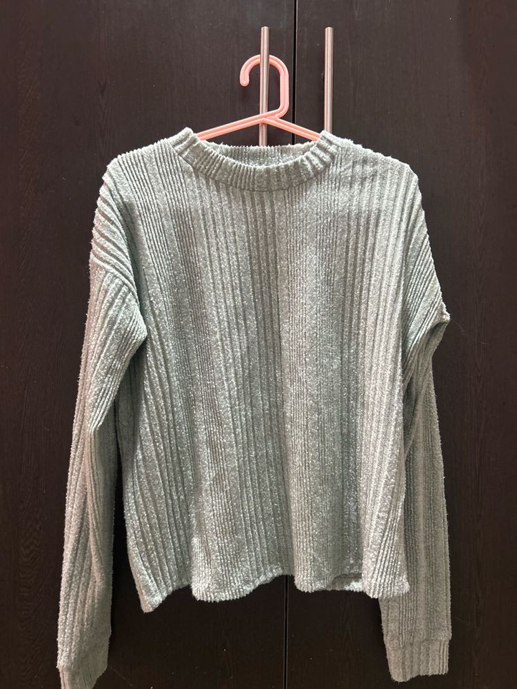 Sage Green Knit Top