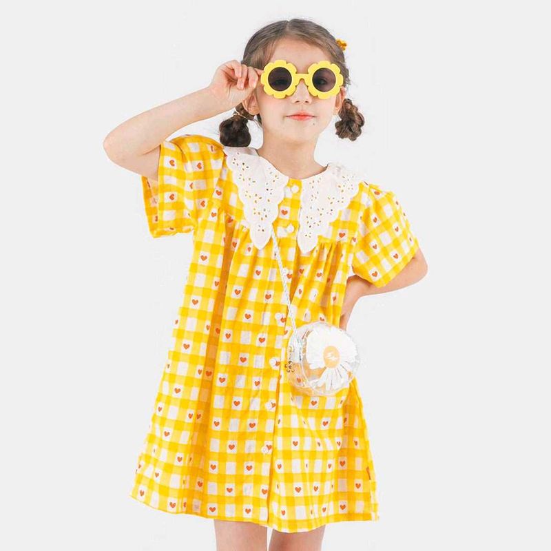 💛❤️Girls Cotton Summer Dress