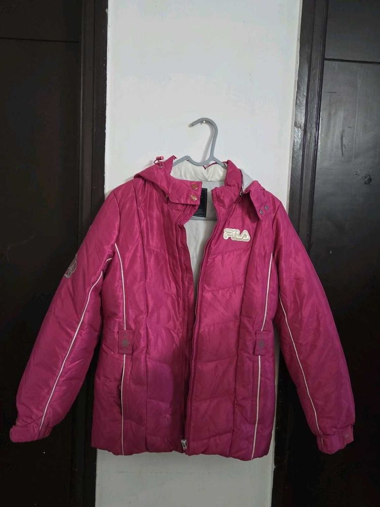 FILA Pink Puffer Jacket bust 34~36