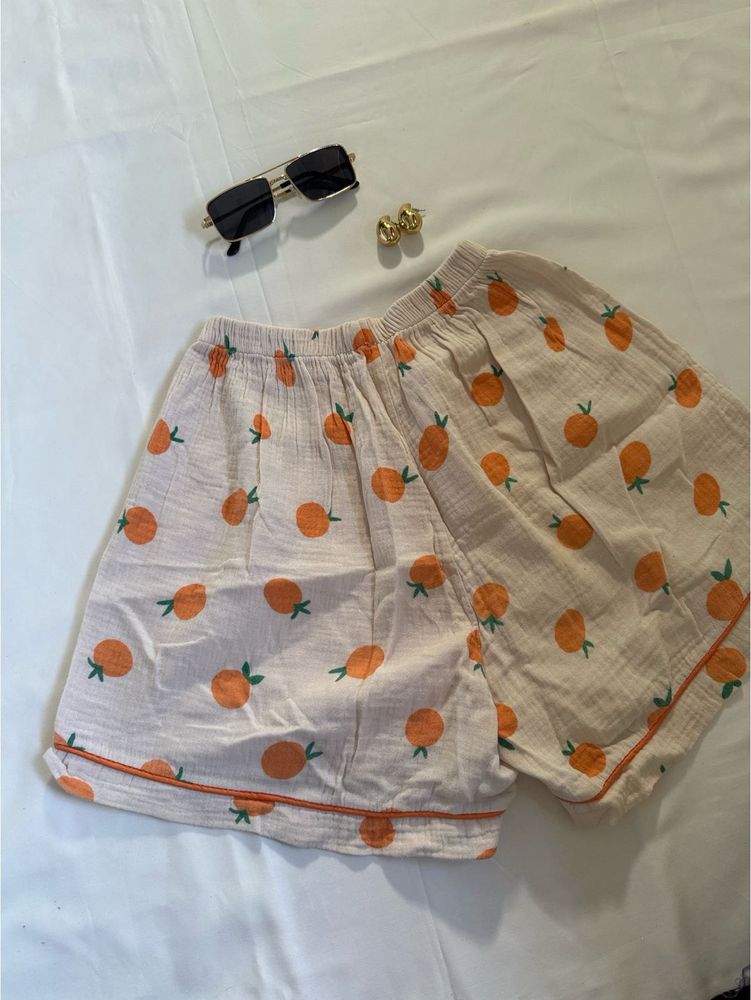 Cute Linen Cotton Shorts