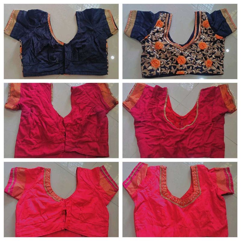 Stylish Saree Blouses set of 33