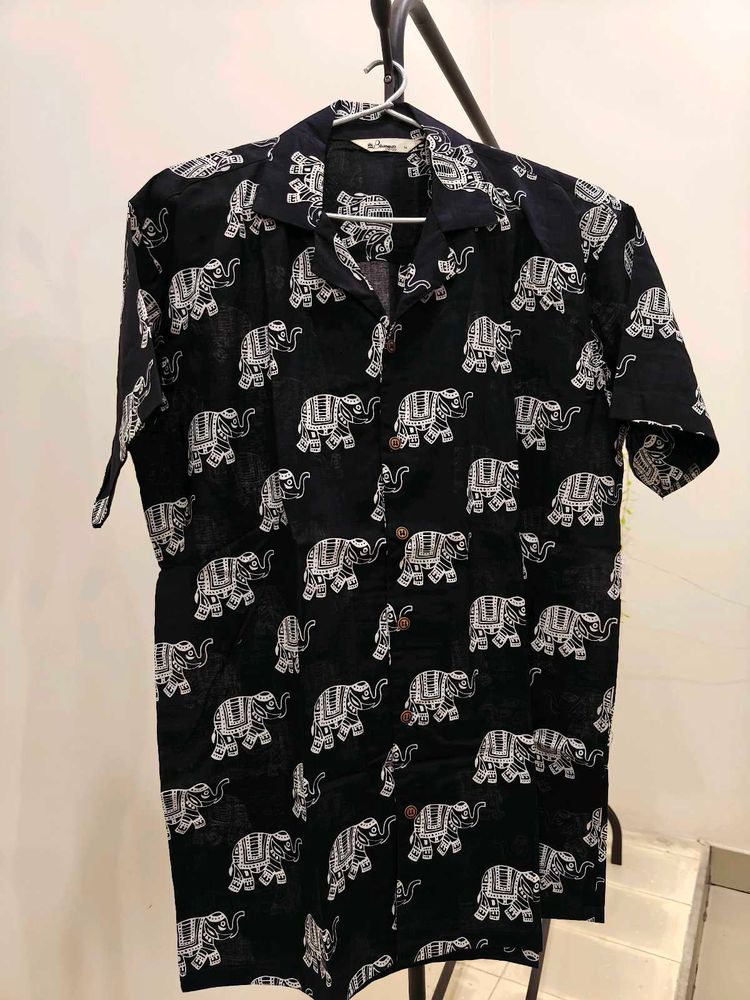 Elephant Print Shirt