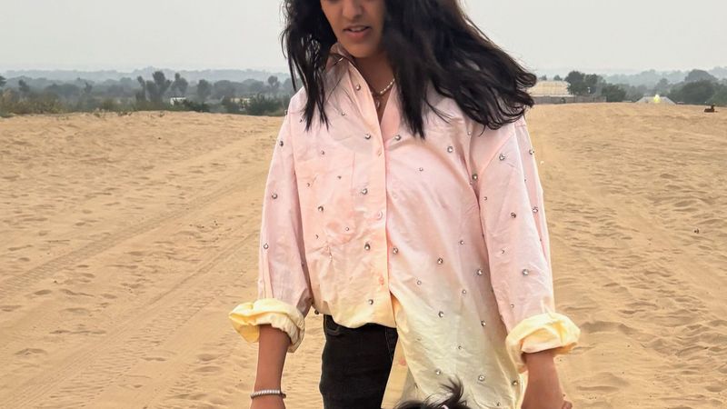 Embellished Oversized Button-Down