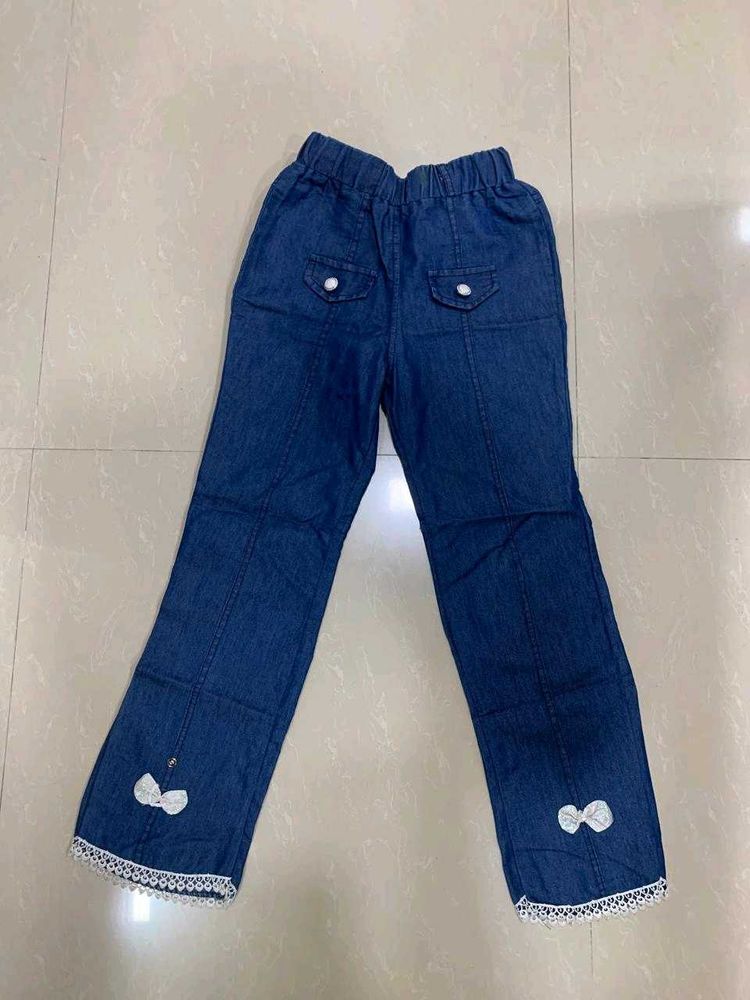 flared or bell-bottom style jeans