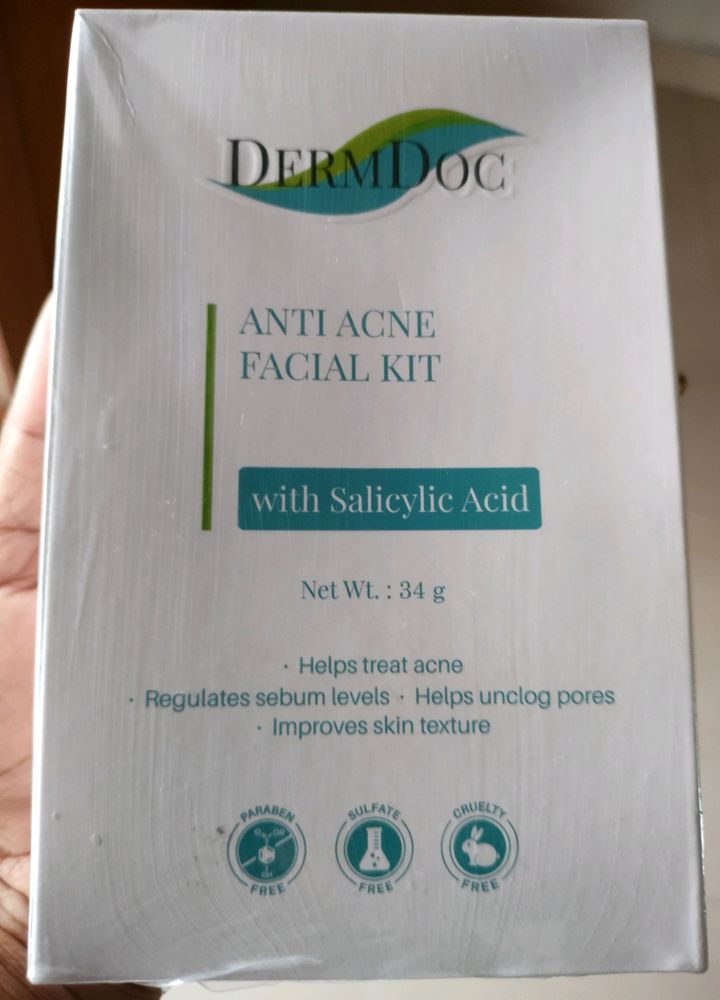 DermDoc Anti Acne Facial Kit With Salicylic Acid