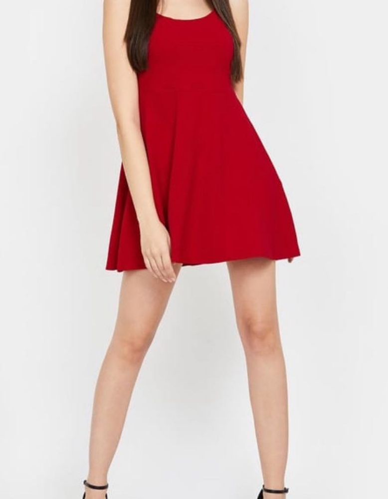 Red Skater Dress