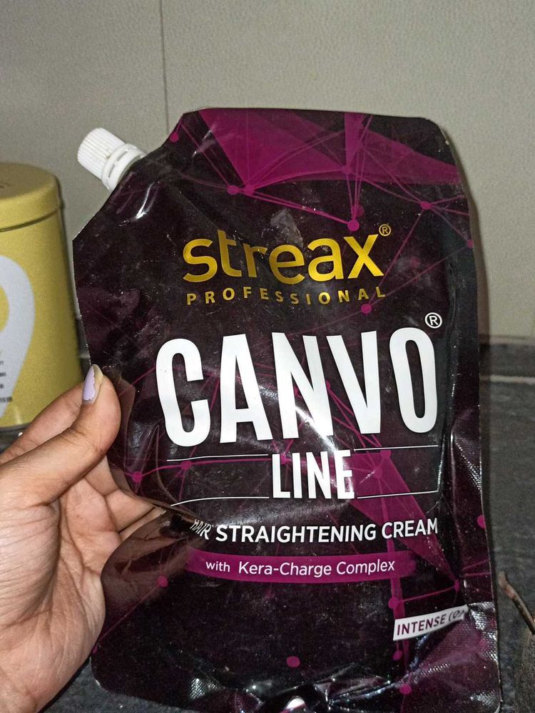 Streax Canvo Straightening Cream