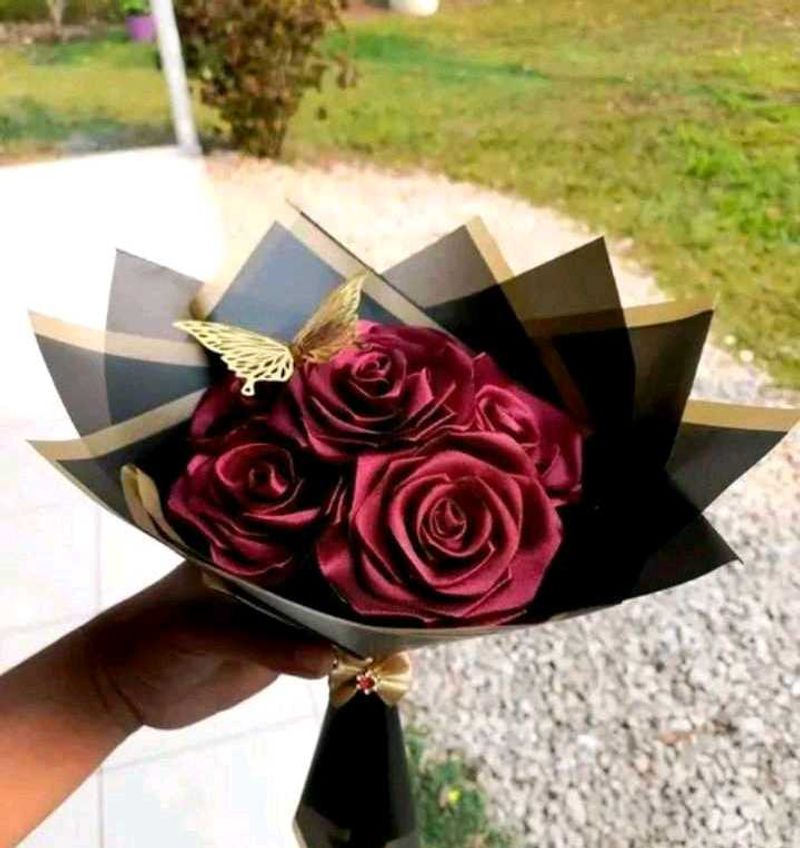Handmade Ribbon Roses 🌷✨