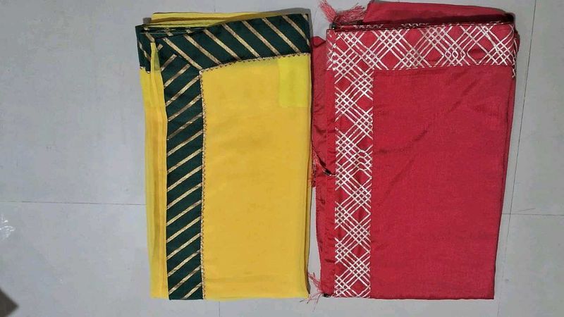 Combo Me Saree H No Blouse