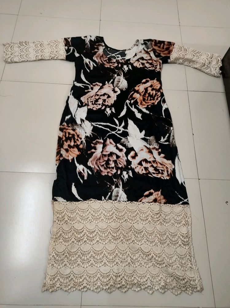 Awesome  Plus size High quality Satin Kurta
