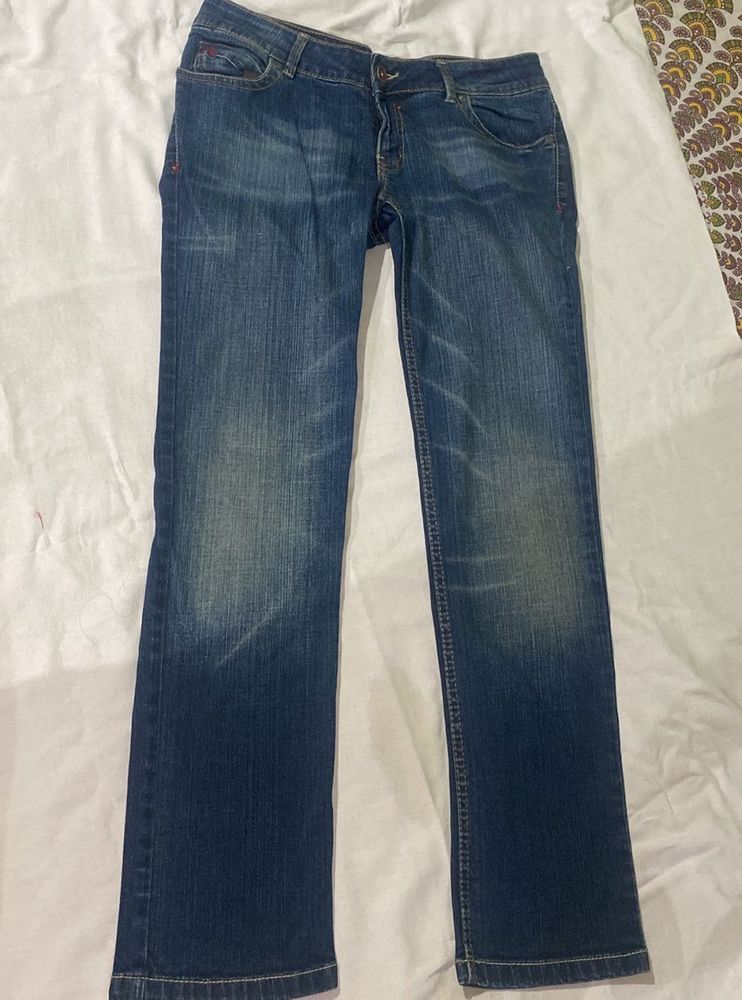 Denim Jeans – Waist 28”, Length 39” | Classic Slim