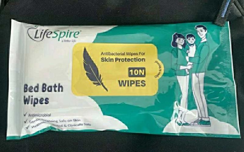 Bed Bath Wipes- 50 Pcs